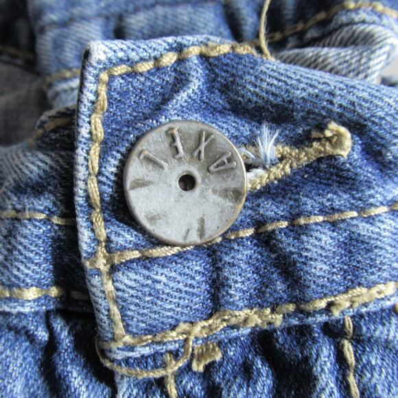 Axel Jeans Mens Size 34x32 Blue Relaxed Straight Denim Biker Cowboy Western - Picture 4 of 16